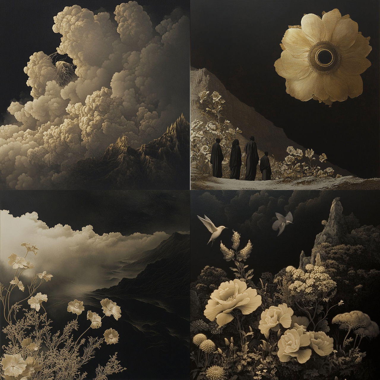 Starhusk Migration style, Midjourney V6.1, render 1 of 4