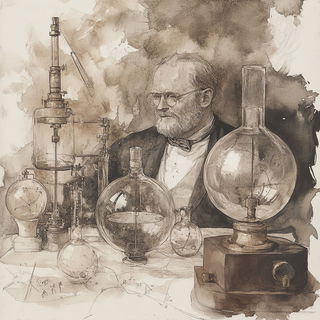 Kaleidoscript style, Midjourney V6.1: editorial illustration for popular scientific magazine cover