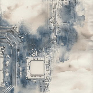Kaleidoscript style, Midjourney V6.1: technical infrastructure blueprint schematics