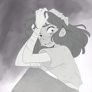 Vampiric Strata style, Midjourney V6.1: black-and-white manga comic strip