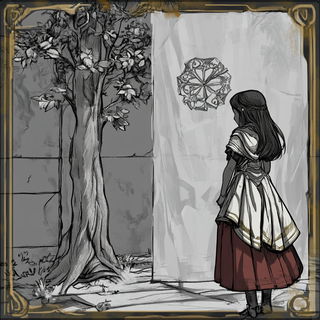 Pagodacrimson style, Midjourney V6.1: retro fairy-tale illustration