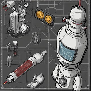 Pagodacrimson style, Midjourney V6.1: editorial illustration for popular scientific magazine cover