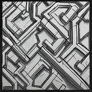 Pagodacrimson style, Midjourney V6.1: creative pattern composition