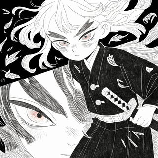 Chiaroflora style, Midjourney V6.1: black-and-white manga comic strip