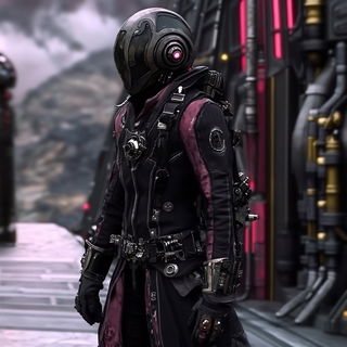 Cloudmass Ink Flock style, Midjourney V6.1: cinematic shot from sci-fi movie
