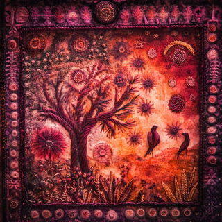 Gogglegrin style, Midjourney V6.1: traditional folk art