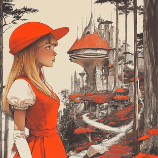Chasmstorybook style, Midjourney V6.1: retro fairy-tale illustration
