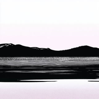 Verdantomontage style, Midjourney V6.1: realistic landscape photograph of quiet dawn