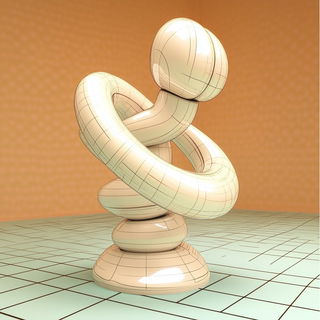 Lampblack Viscera style, Midjourney V6.1: abstract 3D render