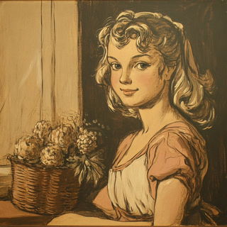Lampblack Viscera style, Midjourney V6.1: classical 18th-century oil painting