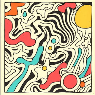 Lampblack Viscera style, Midjourney V6.1: creative pattern composition