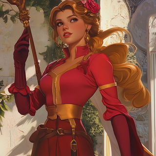 Rainbone style, Midjourney V6.1: retro fairy-tale illustration