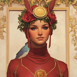Rainbone style, Midjourney V6.1: traditional folk art