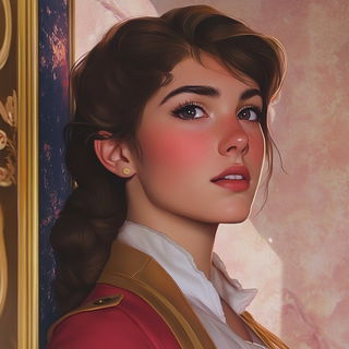 Rainbone style, Midjourney V6.1: photographic portrait of female protagonist