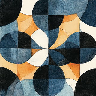 Sunburstomanga style, Midjourney V6.1: creative pattern composition