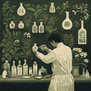 Neonmetallurgy style, Midjourney V6.1: editorial illustration for popular scientific magazine cover