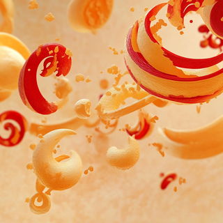 House of Aerocurve style, Midjourney V6.1: abstract 3D render