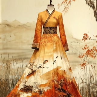 House of Aerocurve style, Midjourney V6.1: haute-couture fashion outfit