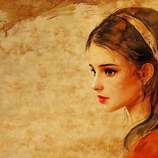 House of Aerocurve style, Midjourney V6.1: photographic portrait of female protagonist