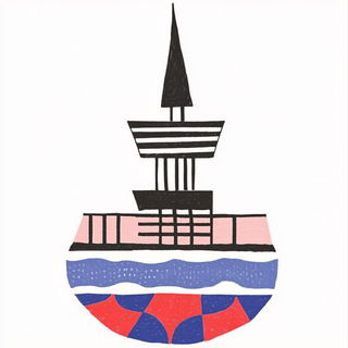 Lanternbastion style, Midjourney V6.1: bold minimalist logo design for Istanbul city municipal services