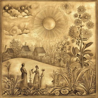 Ophidermask style, Midjourney V6.1: traditional folk art