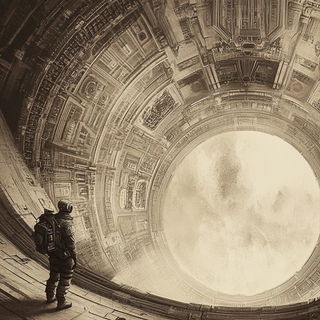 Ophidermask style, Midjourney V6.1: cinematic shot from sci-fi movie