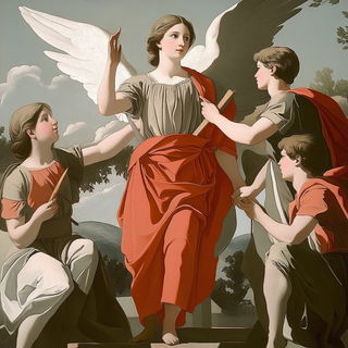 Titanic Gloombrush style, Midjourney V6.1: classical 18th-century oil painting