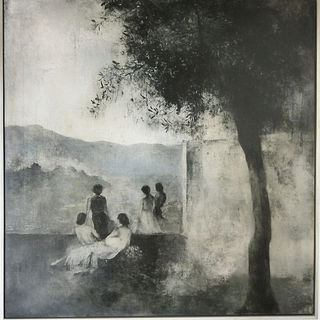 Chromacairn style, Midjourney V6.1: classical 18th-century oil painting