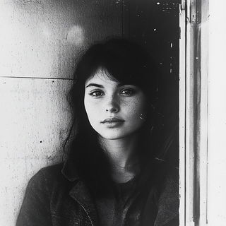 Inklandorph style, Midjourney V6.1: photographic portrait of female protagonist