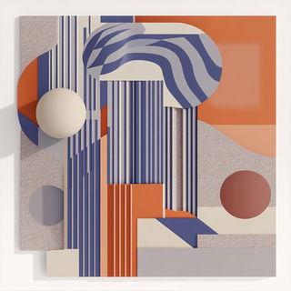 Fogweave Analogics style, Midjourney V6.1: abstract 3D render