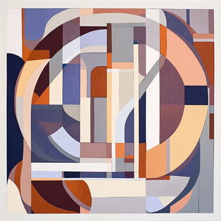 Fogweave Analogics style, Midjourney V6.1: typographic composition with large letters
