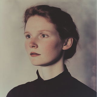 Ravencast style, Midjourney V6.1: photographic portrait of female protagonist