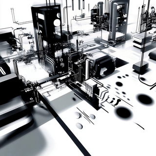 Majolica Sunpanel style, Midjourney V6.1: technical infrastructure blueprint schematics
