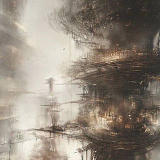 Palmchrome Roadism style, Midjourney V6.1: megacity with futuristic bioarchitecture