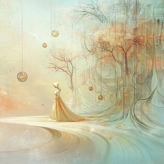 Cinderweld style, Midjourney V6.1: retro fairy-tale illustration