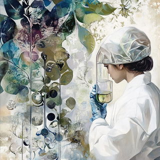 Contourland style, Midjourney V6.1: editorial illustration for popular scientific magazine cover