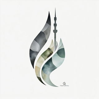 Contourland style, Midjourney V6.1: bold minimalist logo design for Istanbul city municipal services