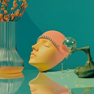 Archespun style, Midjourney V6.1: abstract 3D render