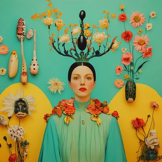 Archespun style, Midjourney V6.1: traditional folk art