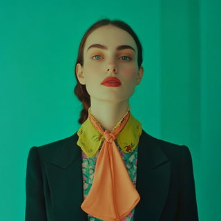 Archespun style, Midjourney V6.1: photographic portrait of female protagonist