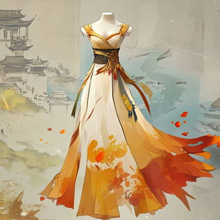 Thalassoglyphics style, Midjourney V6.1: haute-couture fashion outfit