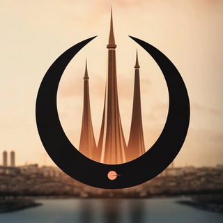 Pagodaflow style, Midjourney V6.1: bold minimalist logo design for Istanbul city municipal services