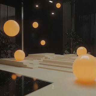 Starroot Current style, Midjourney V6.1: abstract 3D render