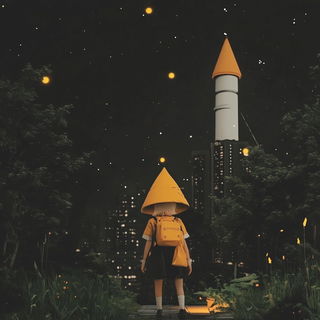 Starroot Current style, Midjourney V6.1: retro fairy-tale illustration