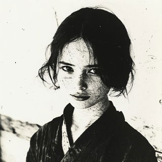 Tealglass Phytography style, Midjourney V6.1: photographic portrait of female protagonist
