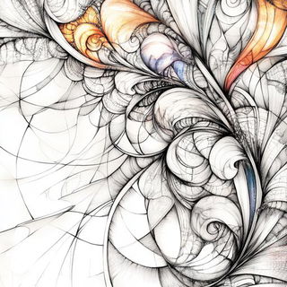 Astral Etchcraft style, Midjourney V6.1: creative pattern composition
