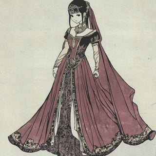 Cinemagma style, Midjourney V6.1: haute-couture fashion outfit