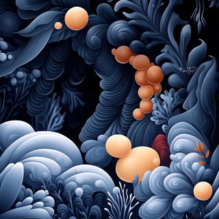 Graphitome style, Midjourney V6.1: abstract 3D render