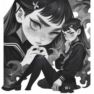 Graphitome style, Midjourney V6.1: black-and-white manga comic strip