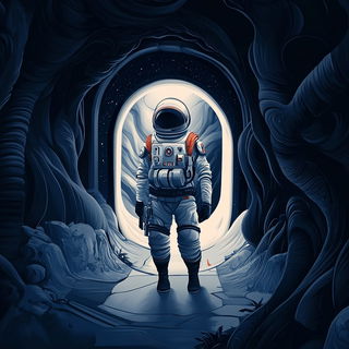 Graphitome style, Midjourney V6.1: cinematic shot from sci-fi movie